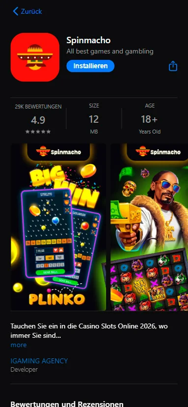 install app spinmacho